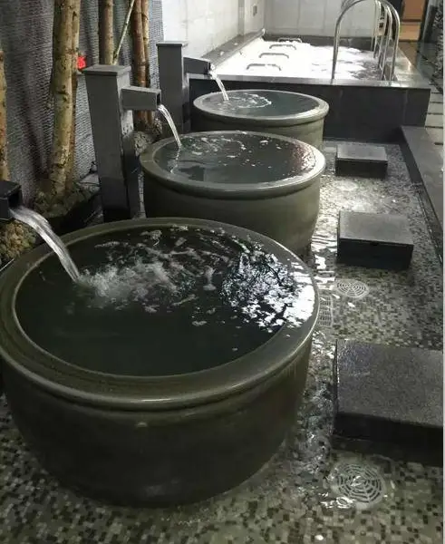 1米口径陶瓷大缸批发 1.2米泡澡缸图片 景德镇洗浴缸订做缸厂