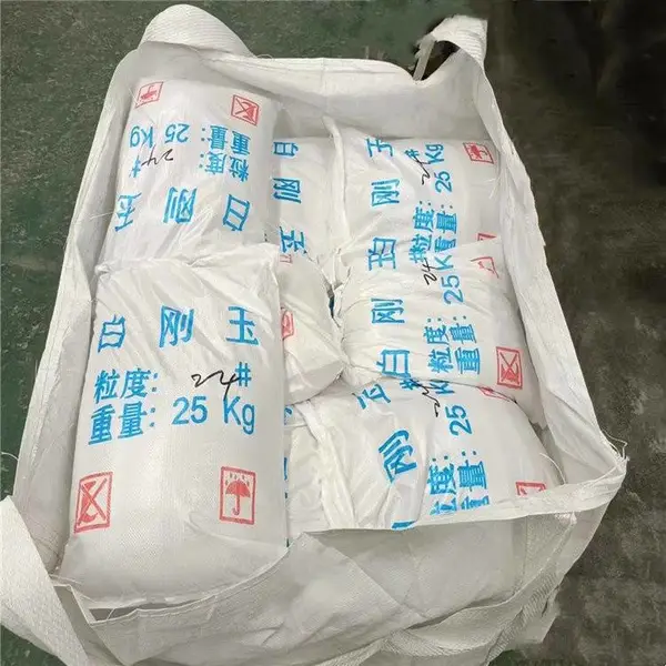 自动喷砂机气动除锈用 德宝磨料白刚玉 规格全 粒度均匀