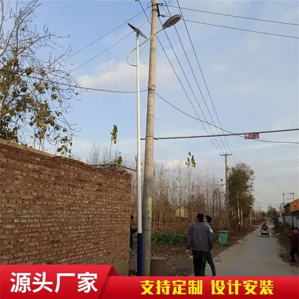 工程防水led高杆太阳能路灯 户外篮球场照明路灯 6米室外照明庭院路灯
