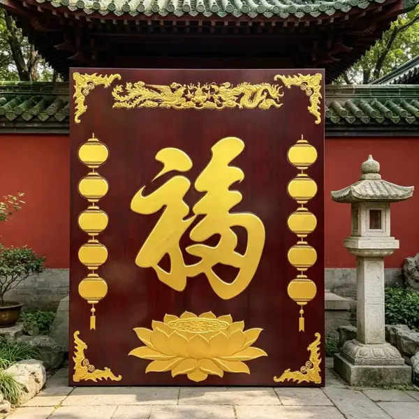 焕环祥 开业大吉牌制作 财源广进木匾定做 生意兴隆匾额定制