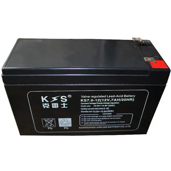 克雷士铅酸蓄电池KS7.0-12 12V7AH电动卷帘门 应急照明
