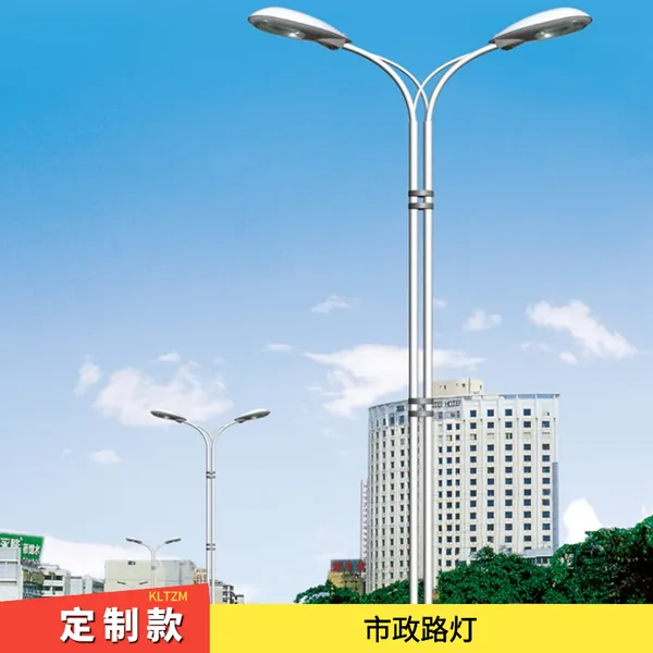 双灯臂款路灯 大型市政主干道路照明亮化 户外LED灯 安全稳定