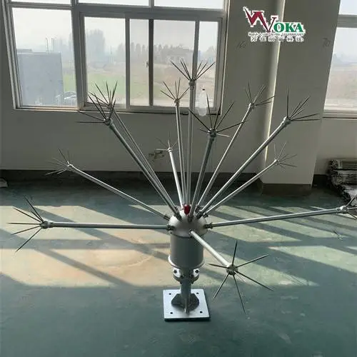 110kV输电线路无源电晕场驱雷器 塔杆可控放电避雷针 防绕击避雷器