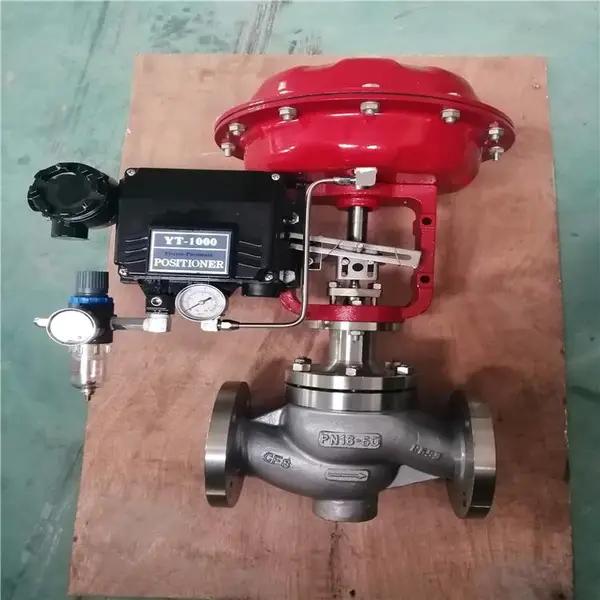 ZJHP -25C DN250 气动调节阀薄膜比例流量单座法兰防爆蒸汽碳钢调节阀