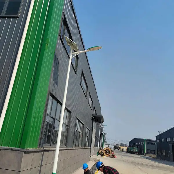 华朗150W华为太阳能路灯头 6米农村路乡村道路照明灯具
