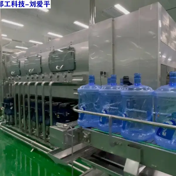 广 东郑工桶装水生产线-出口版 源头工厂 可到厂试机