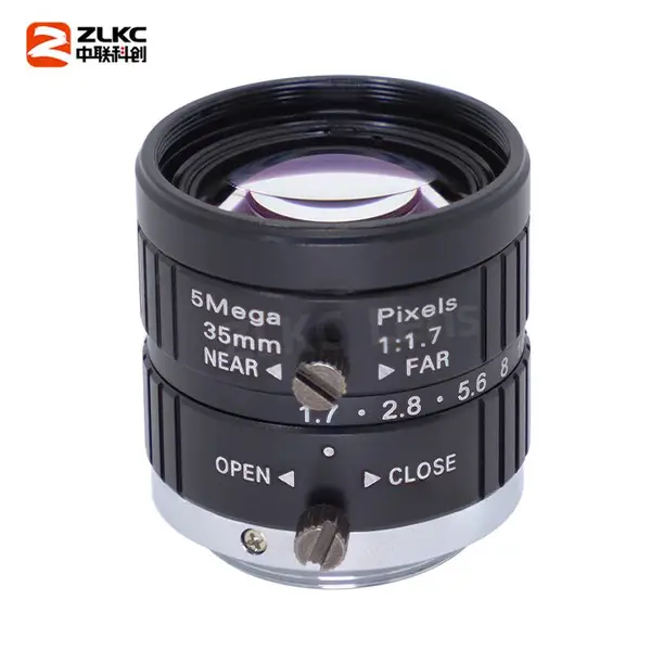 ZLKC中联科创35mm工业镜头VM3518MPC低畸变500万像素2/3