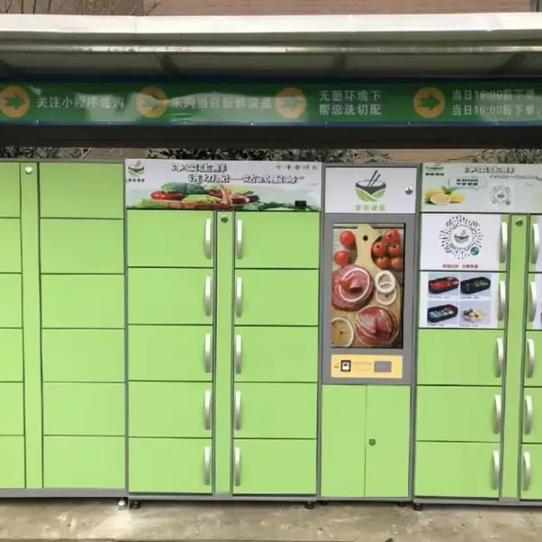 毅迈 加热保温消毒柜学校商场配餐自提柜自助外卖存取柜 智能取餐柜