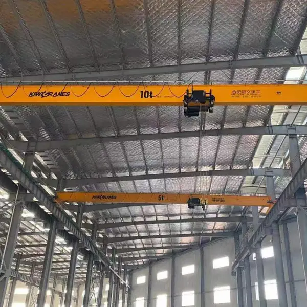 恺文重工5吨欧式单梁行车智能起重机20.5米跨度非标定制