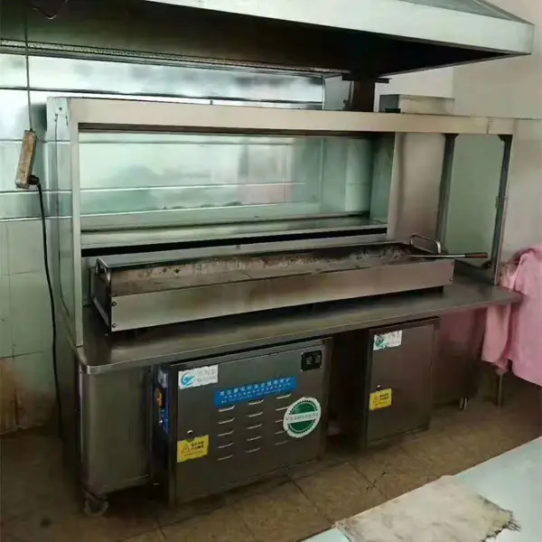 深圳厨房商用净化万宏 目测无烟专业净化 无烟烧烤车 点焊WH-SY-K6户外流动烧烤车