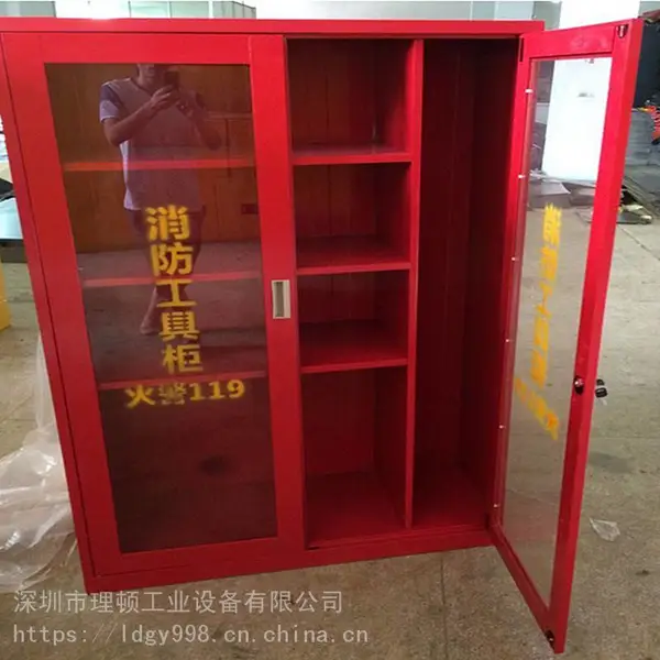 消防灭火器存放柜-消防服储存柜-消防器材展示箱