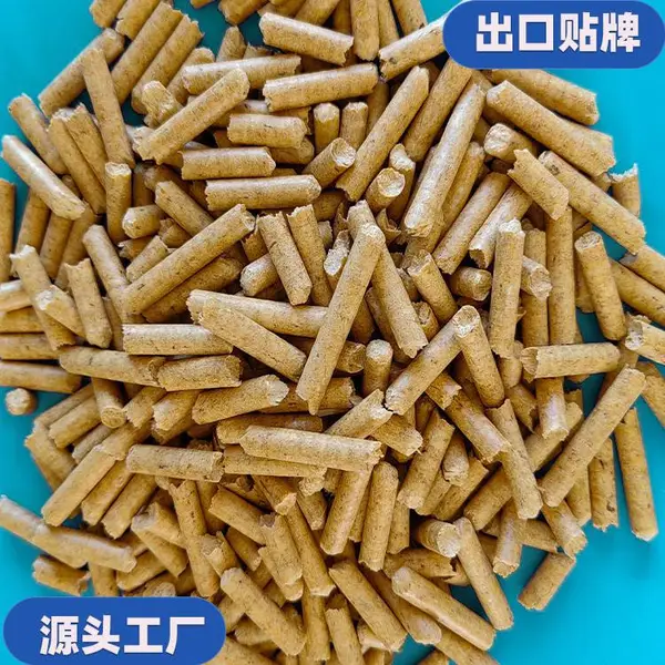 松木猫砂外贸出口 ODM贴牌 低粉尘除臭木粒 双层猫砂盆专用