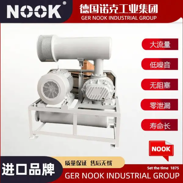 德国进口高压罗茨鼓风机 密集型工业大功率水产养殖曝气罗茨风机