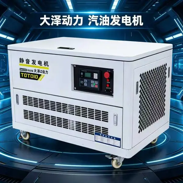 LED车载带显示屏10KW静音汽油发电机详细参数
