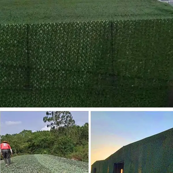 顺景军绿色迷彩网遮阳防晒伪装网丛林绿化防伪布条