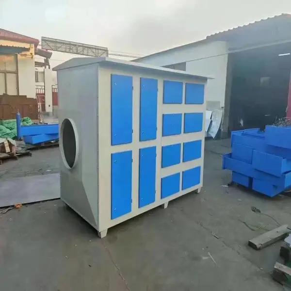 众蓝定制 抽屉式活性炭箱 蜂窝活性炭环保箱 喷漆房废气处理设备