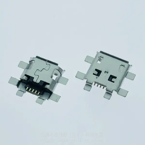 MICRO 5P ���ų���ĸ�� ȫ��ʽSMT ����1.3mm ��������