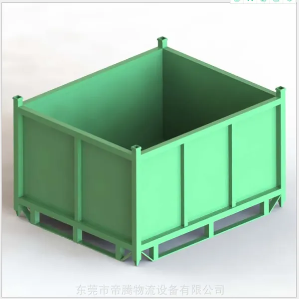 固定铁箱 零部件包装箱 金属周转箱 折叠仓储笼 铁框 一键定制