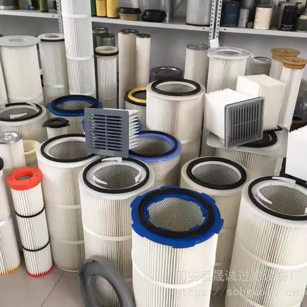 除尘滤筒 通用粉尘滤芯 非标滤筒定制 配套除尘滤芯 晟诚质造