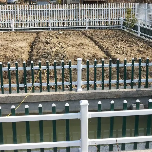 U型绿化带隔离围栏 花园铁艺户外栏杆 花池草坪防腐木护栏