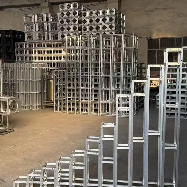商用展览铝合金方管横档桁架舞台背景架现货供应