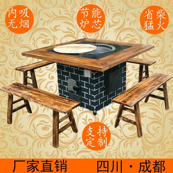 柴火鸡灶 柴火鸡灶台 柴火灶台不锈钢土灶台