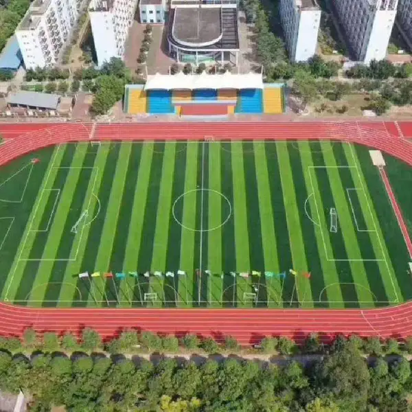学校混合型塑胶跑道 13mm塑胶跑道 浩旗体育场建设