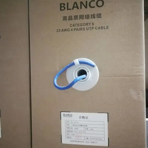 BLANCO 六类四对非屏蔽双绞线
