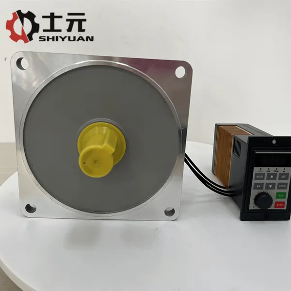 小火锅电机 旋转火锅减速机 220V 士元GV28-200-200W立式减速电机
