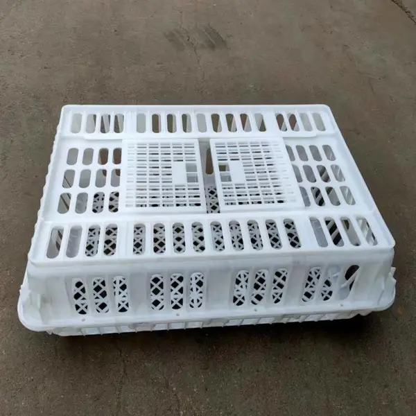 拉鸡笼子 装鸭笼子 淘汰鸡笼子 肉鸡运输笼厂家批发 家禽运输筐 塑料拉鸡笼子 青年鸡运输笼子