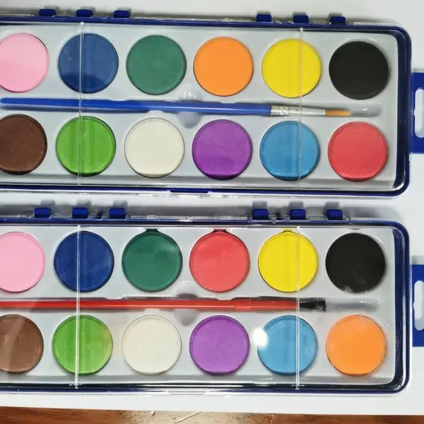 百艳手绘颜料 美术 DIY 墙绘画布彩绘颜料 色彩鲜亮