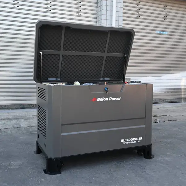 出口俄罗斯 10KW 静音天然气发电机 三相 380V 燃气机组家庭酒店备用电