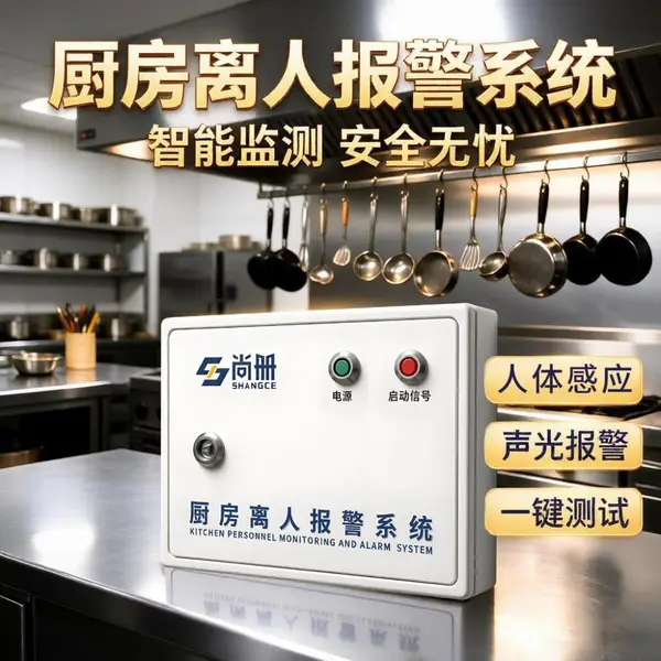 尚册离人断电控制箱红外人体感应开关厨房商场人来通电炉灶智能控制器