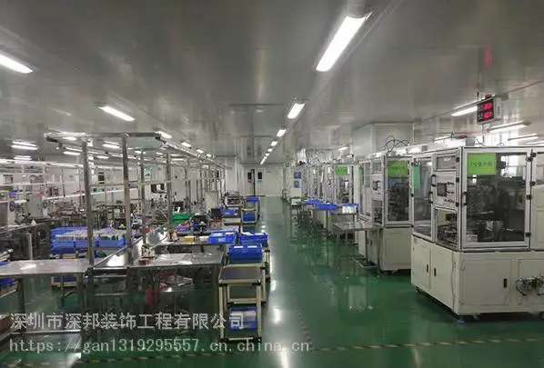 公明无尘净化车间装修松岗工厂隔墙吊顶装修