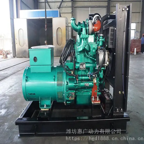 玉柴4D24TG0电控柴油发电机组 石粉洗砂机用30KW发电机