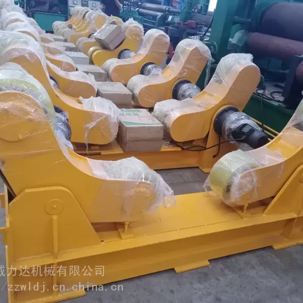 河北20吨焊接滚轮架批发出售-聚氨酯轮耐用、变频调速效率高、价格优惠