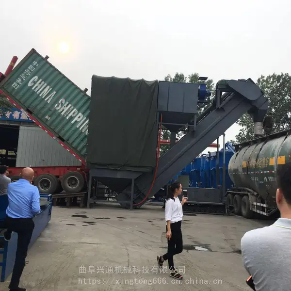 陕西地库干灰抽灰机 海运集装箱卸灰气力输送机 电厂煤粉***清库设备