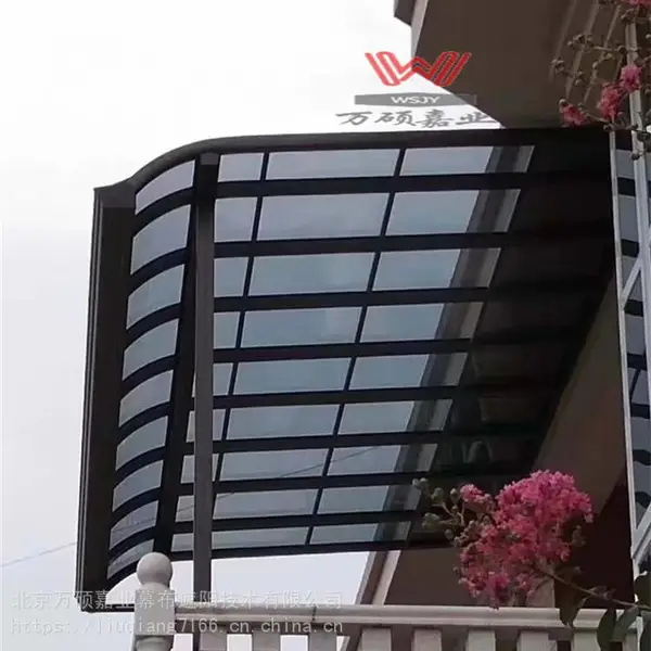 铝合金露台棚窗户雨棚 防晒雨棚 户外阳台别墅遮阳蓬铝合金窗棚制作