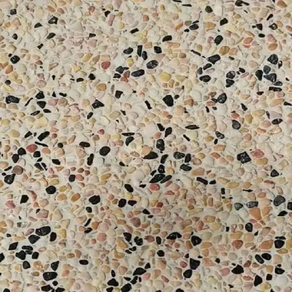 ˮϴʯ��ƺ��ǽ��һ�廯ʩ�� ��Ȼʯ��¶�湤��
