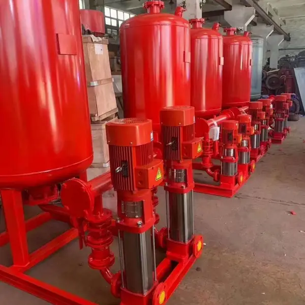 消防泵消防水泵成套增压稳压设备xbd加压泵喷淋泵3cf认证管道水泵
