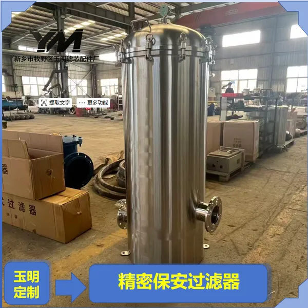 精密保安过滤器 白酒过滤不锈钢精密保安过滤器