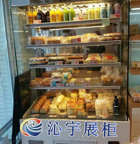 风幕柜 立式拉帘风幕柜 风冷风幕柜图片 牛奶保鲜温度 风幕柜价格 沁宇风幕柜