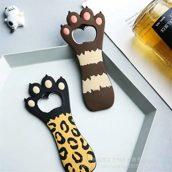 猫爪pvc启瓶器,饮料开瓶器,万圣节周边礼品