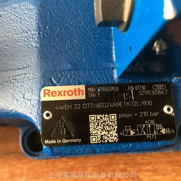 ��ʿ��REXROTH��R901459513 4WEH22D77/6EG24N9ETK72L/B10