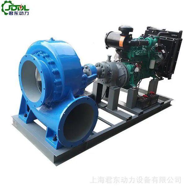 君东动力3000立方大流量柴油机排水泵 防汛排涝混流泵农田灌溉