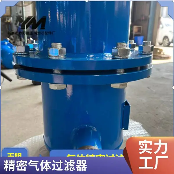 气体精密过滤器5微米304不锈钢壳体化工厂预过滤
