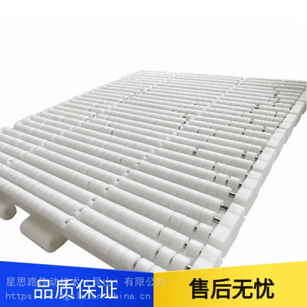 厂家直销 滚珠型直行双饺链 热收缩膜包装物品输送带塑料网带链板