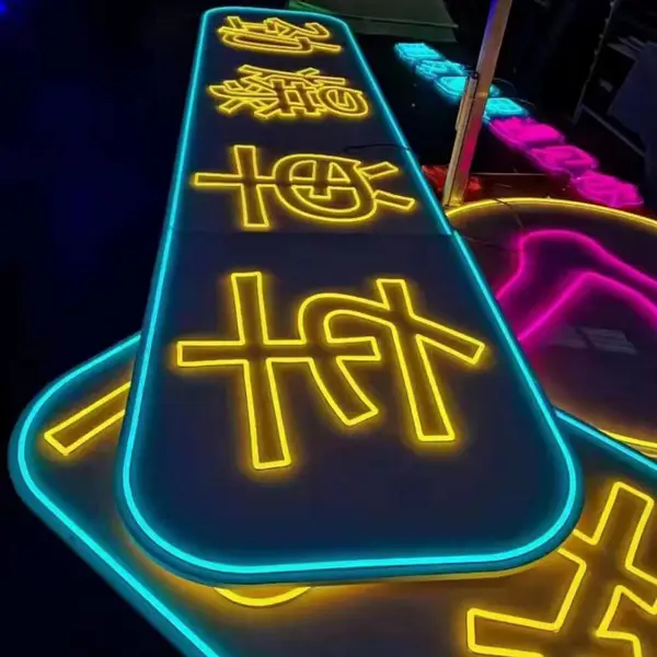 全国城市霓虹灯图案/山西霓虹灯设计创意/太原复古霓虹灯/忻州老式霓虹灯/霓虹灯多少钱一平米?