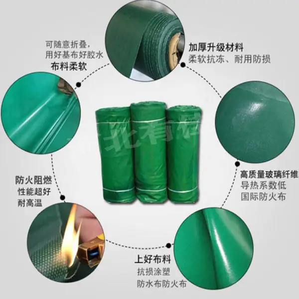 防雨布帆布篷布户外盖货苫布按尺寸定做绿色蓝色蓬布货声盖布