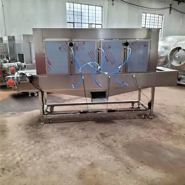 景翔牌肉类脱毛设备 鸡腿烧毛流水线 小型烤毛机